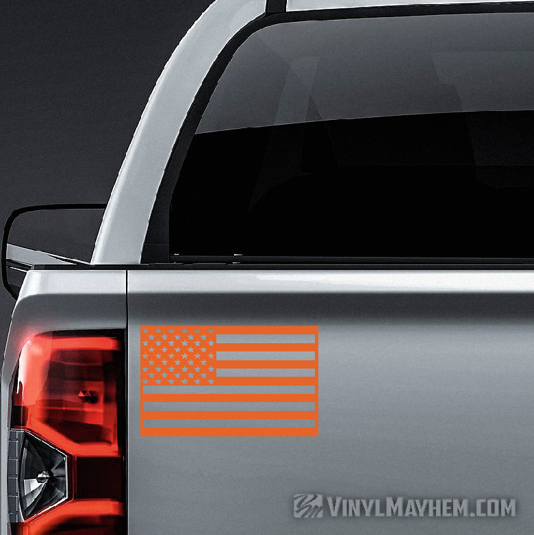 American Flag Bumper Sticker Car Decal with