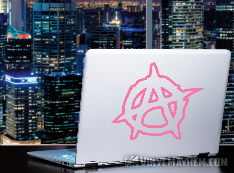 Anarchy outlined vinyl sticker online