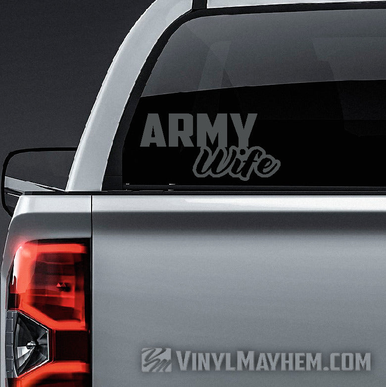 Army Wife vinyl stickers online