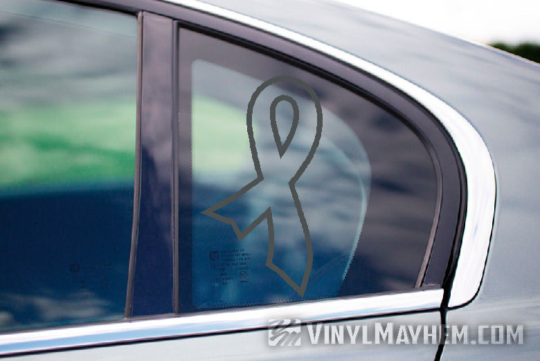 buy Awareness Ribbon Outline vinyl stickers