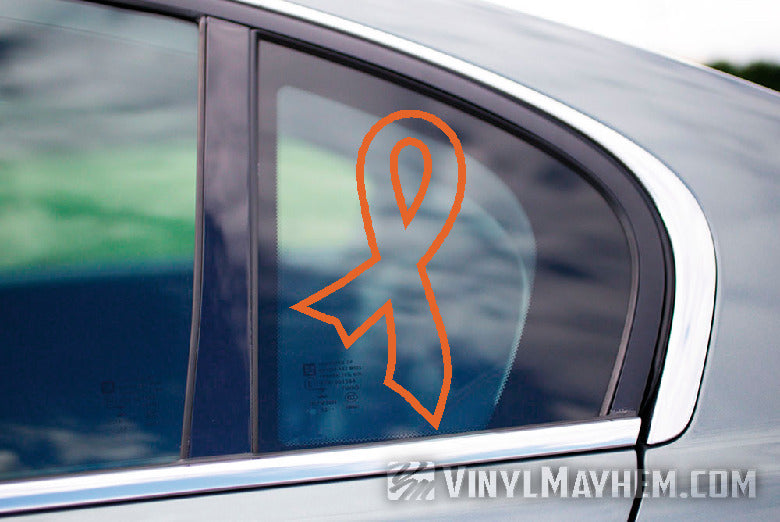 Awareness Ribbon Outline vinyl stickers online