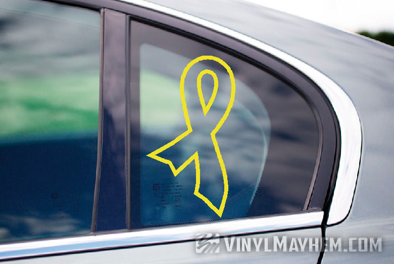 Awareness Ribbon Outline vinyl sticker
