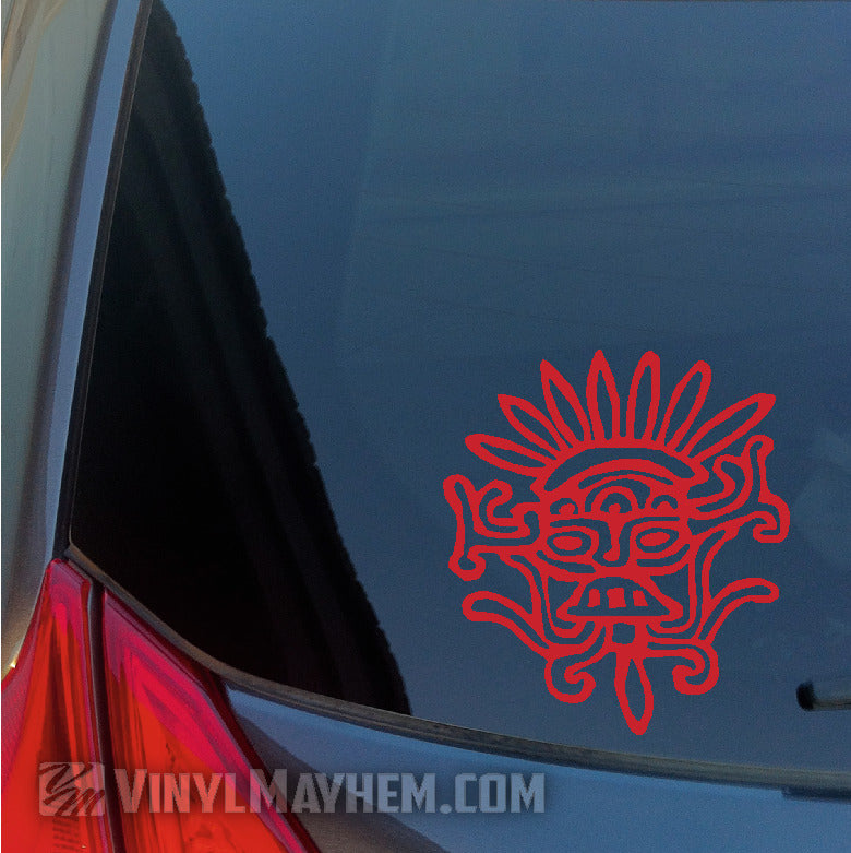 Aztec Mask vinyl sticker