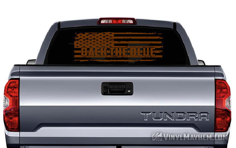 American flag vinyl sticker