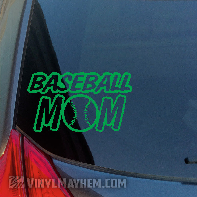Baseball Mom vinyl stickers online US