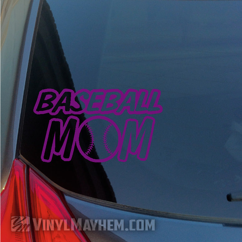buy Baseball Mom vinyl sticker online