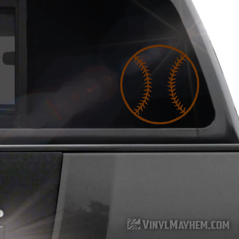 Baseball outline vinyl stickers in Hesperia