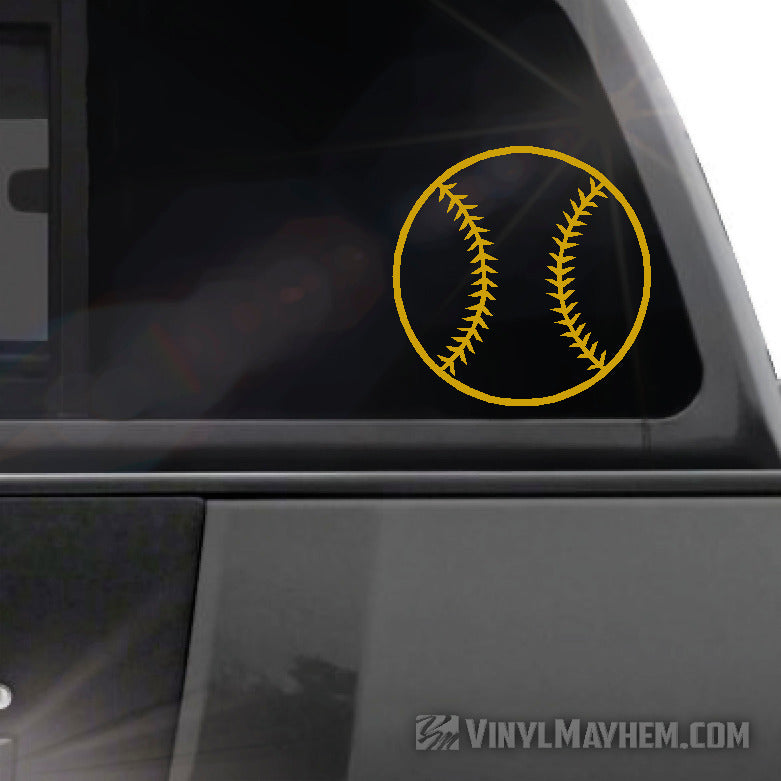 buy Baseball outline vinyl stickers