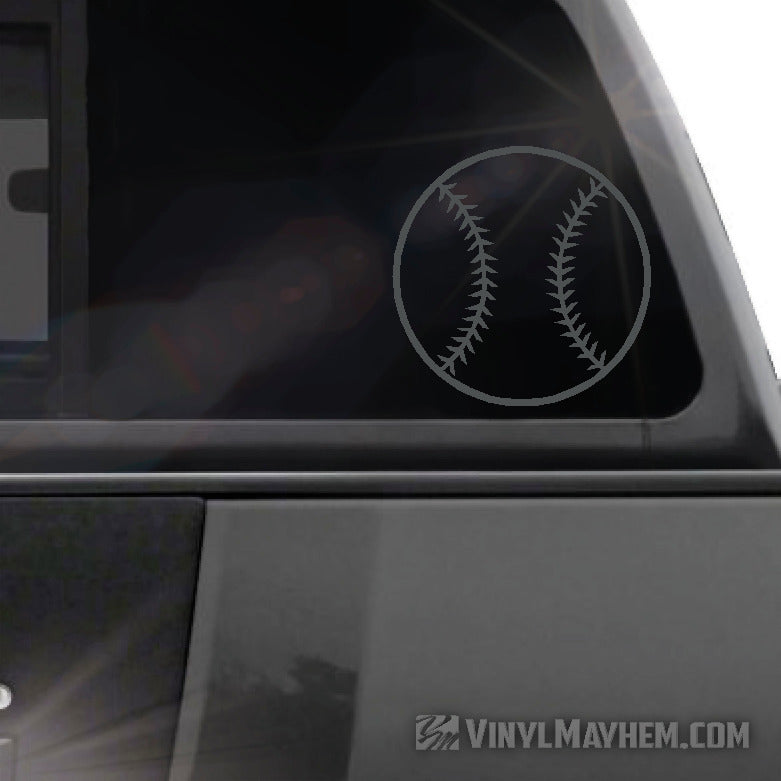 Baseball outline vinyl stickers online
