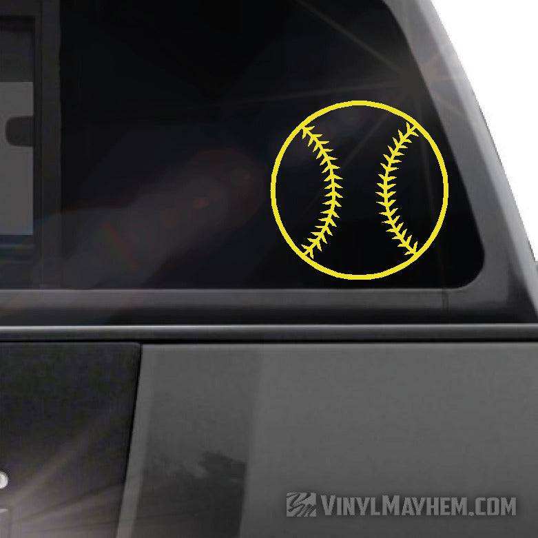 shop online Baseball outline vinyl sticker