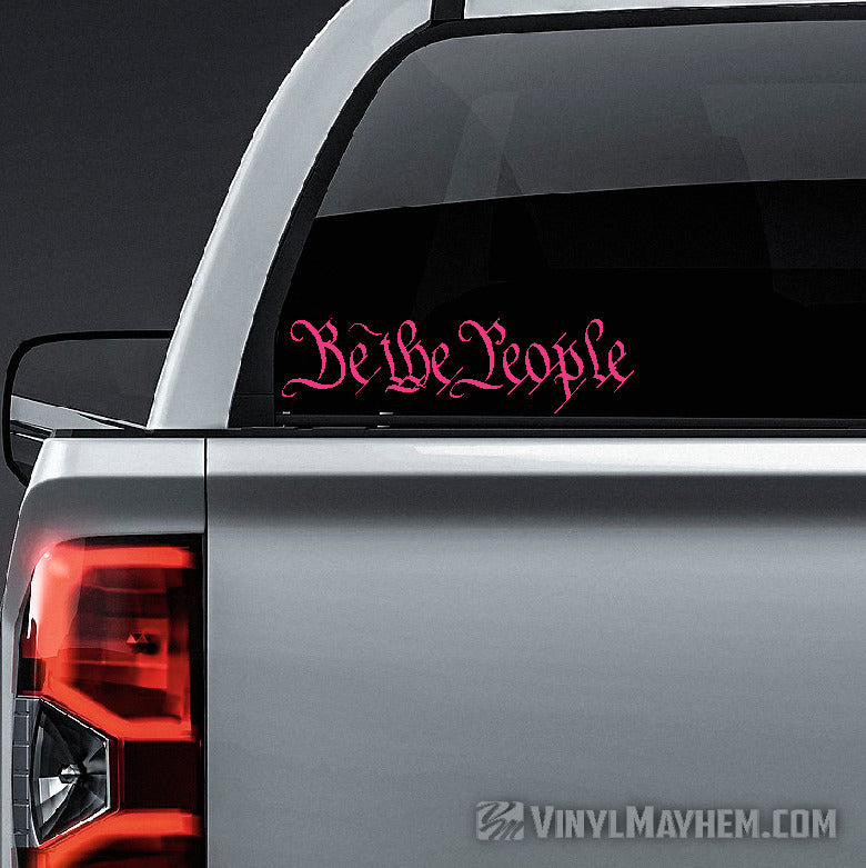 buy Be The People vinyl sticker