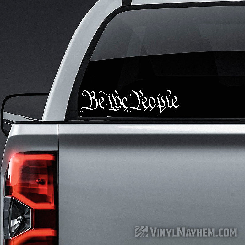 Be The People vinyl sticker