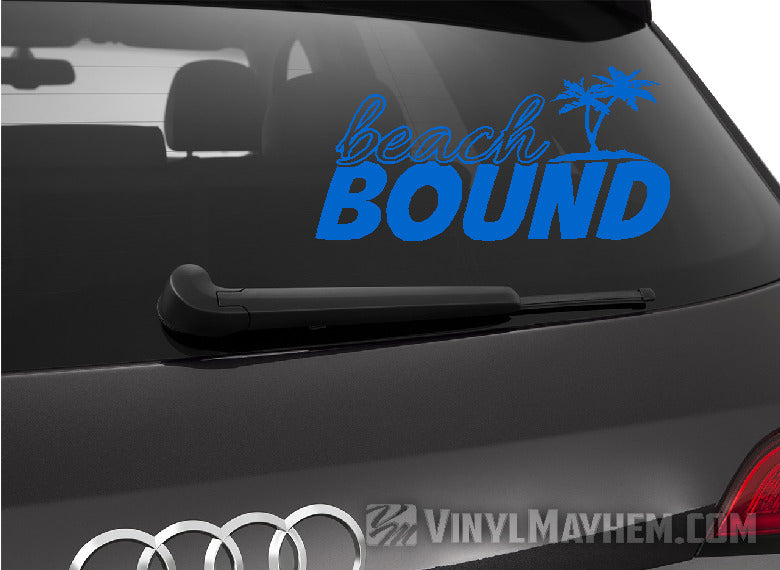 Beach Bound with Palm Trees vinyl sticker online