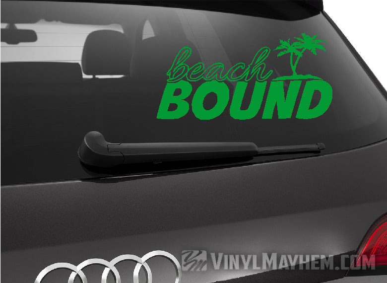 shop Beach Bound with Palm Trees vinyl stickers
