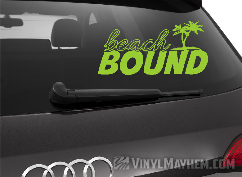 shop Beach Bound with Palm Trees vinyl stickers online