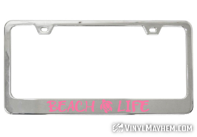 buy Beach Life license plate frame