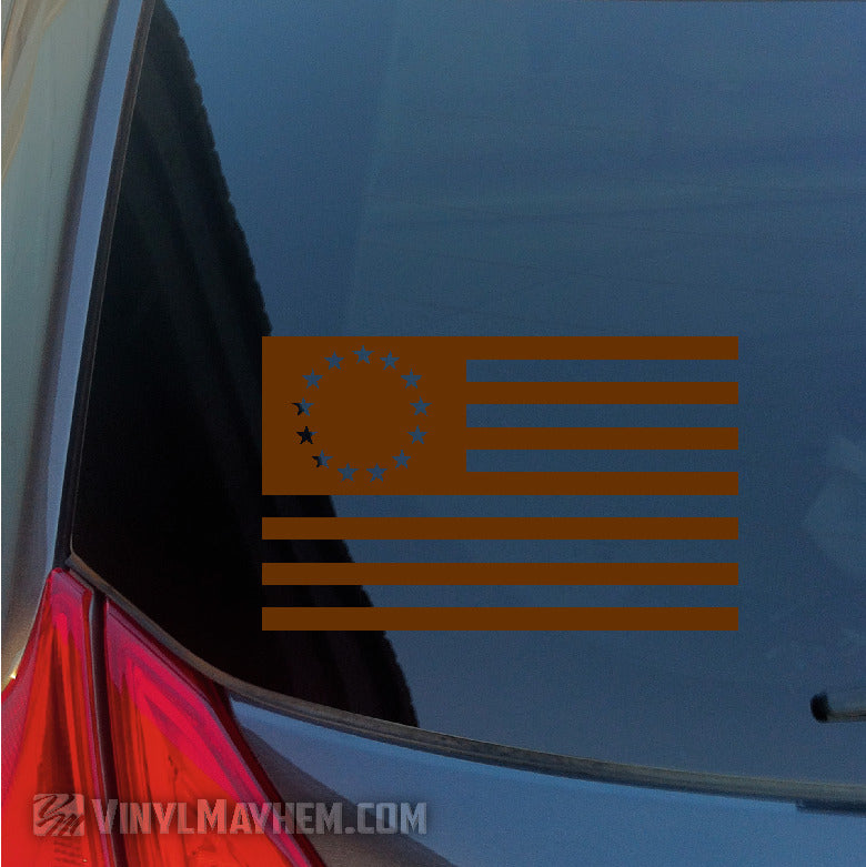 Betsy Ross American Flag vinyl sticker