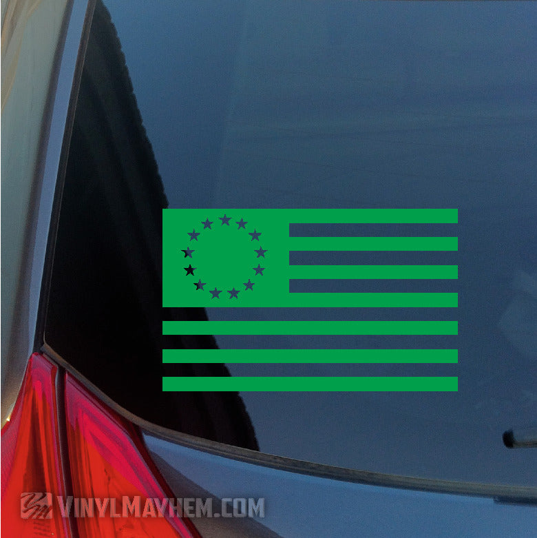 Betsy Ross American Flag vinyl sticker