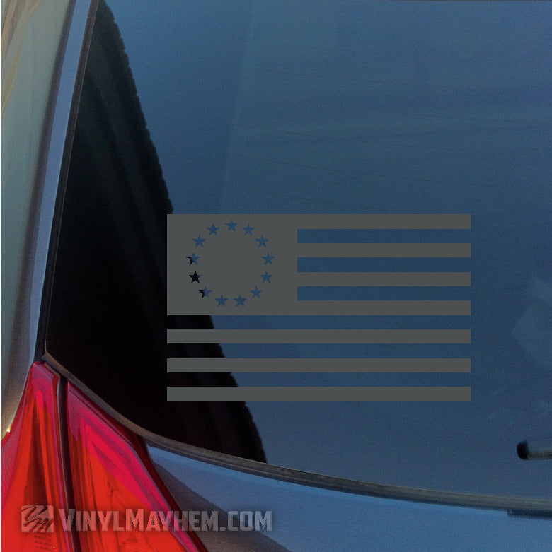 Betsy Ross American Flag vinyl sticker