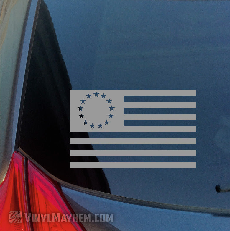 Betsy Ross American Flag vinyl sticker