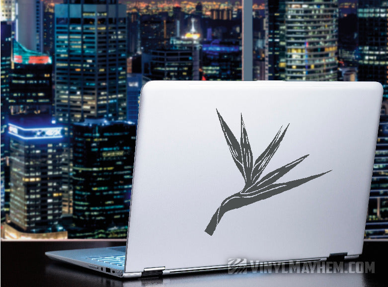 Bird of Paradise flower vinyl stickers