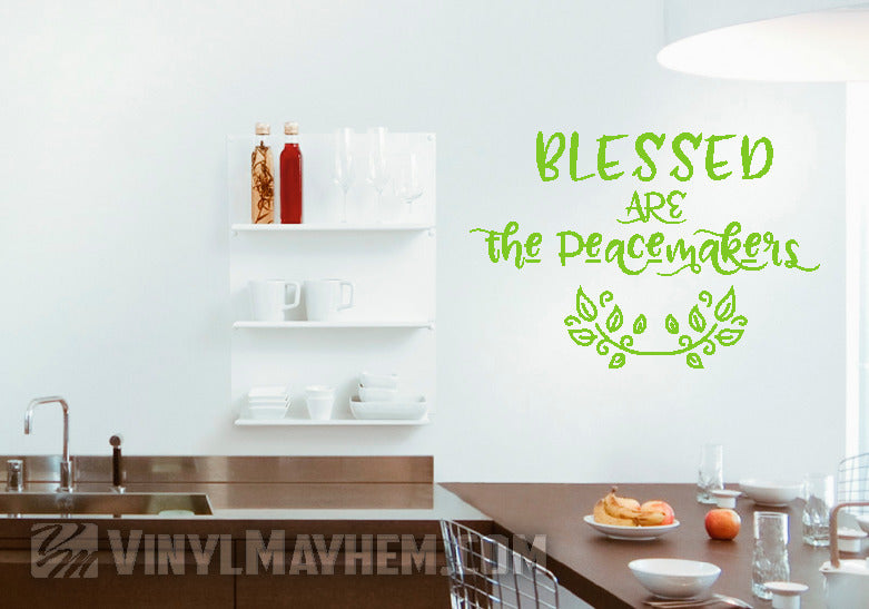 Blessed Are The Peacemakers vinyl stickers online