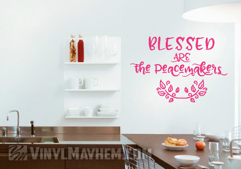Blessed Are The Peacemakers vinyl sticker online