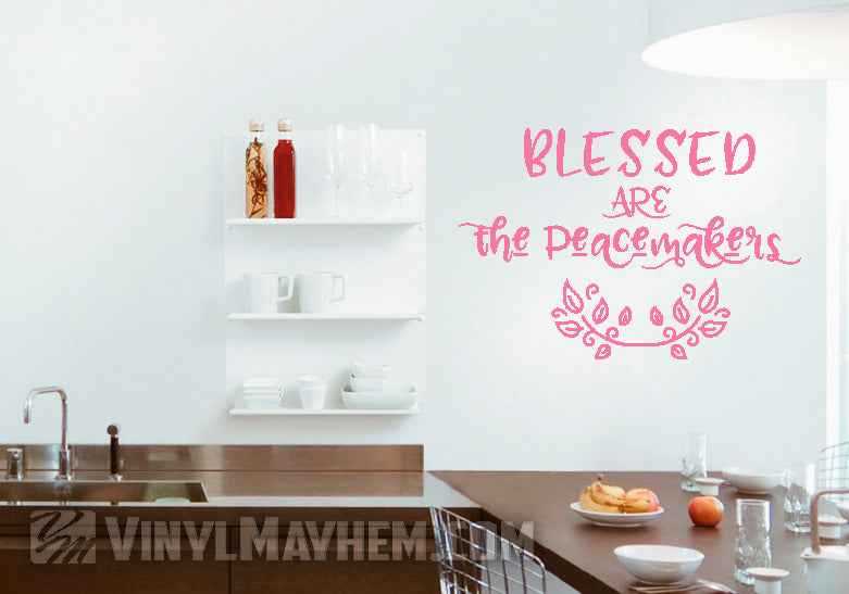 Blessed Are The Peacemakers vinyl stickers online