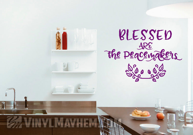 Blessed Are The Peacemakers vinyl stickers online
