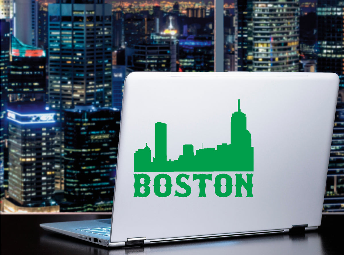 Boston cityscape vinyl stickers online