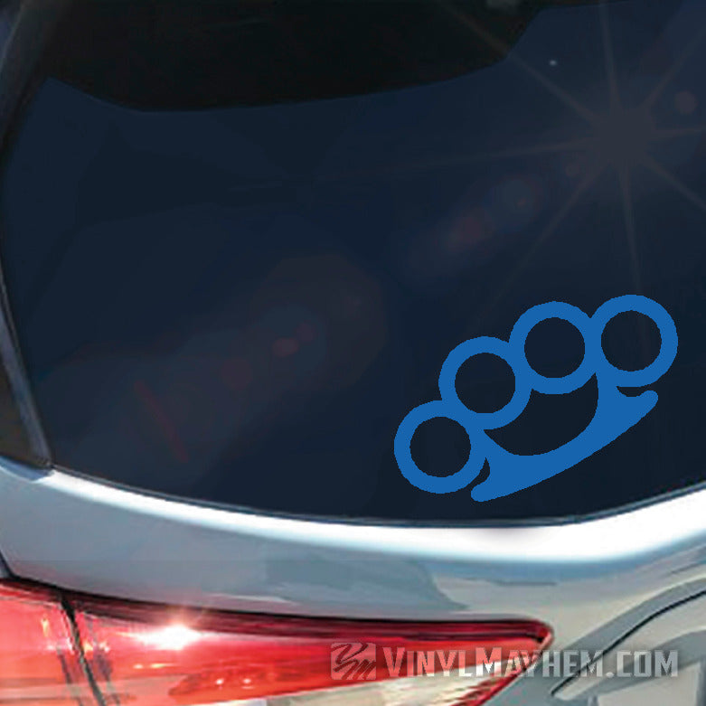 Brass Knuckles vinyl sticker
