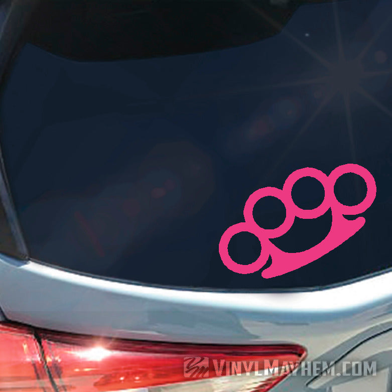 Brass Knuckles vinyl sticker