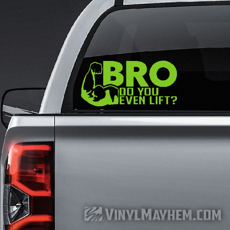 BRO Do you even lift vinyl sticker online