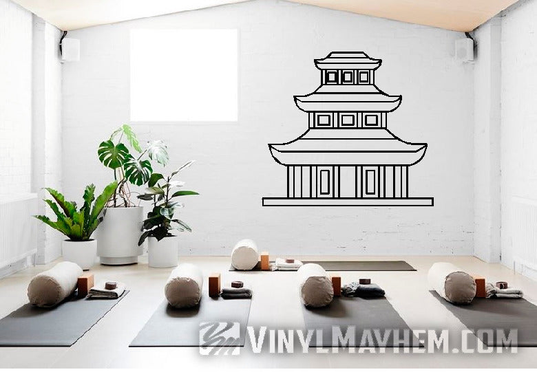 Buddha Temple vinyl stickers
