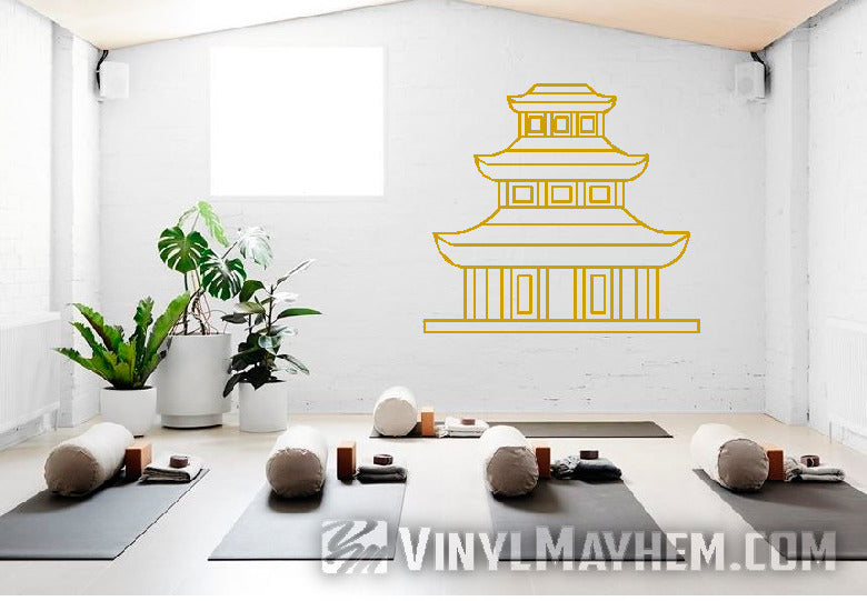 buy Buddha Temple vinyl sticker online