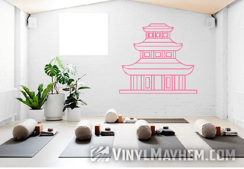 Buddha Temple vinyl stickers