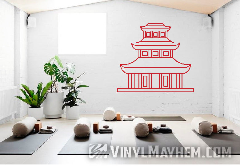 Buddha Temple vinyl sticker online