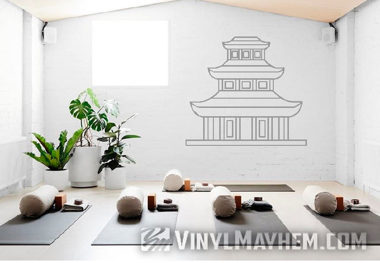 Buddha Temple vinyl stickers