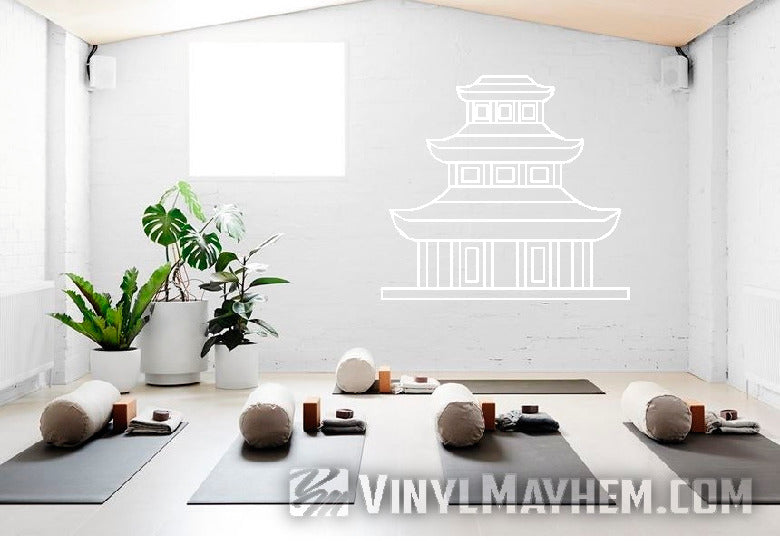 Buddha Temple vinyl stickers