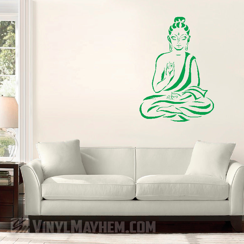 buy online Buddha with robe off shoulder vinyl sticker