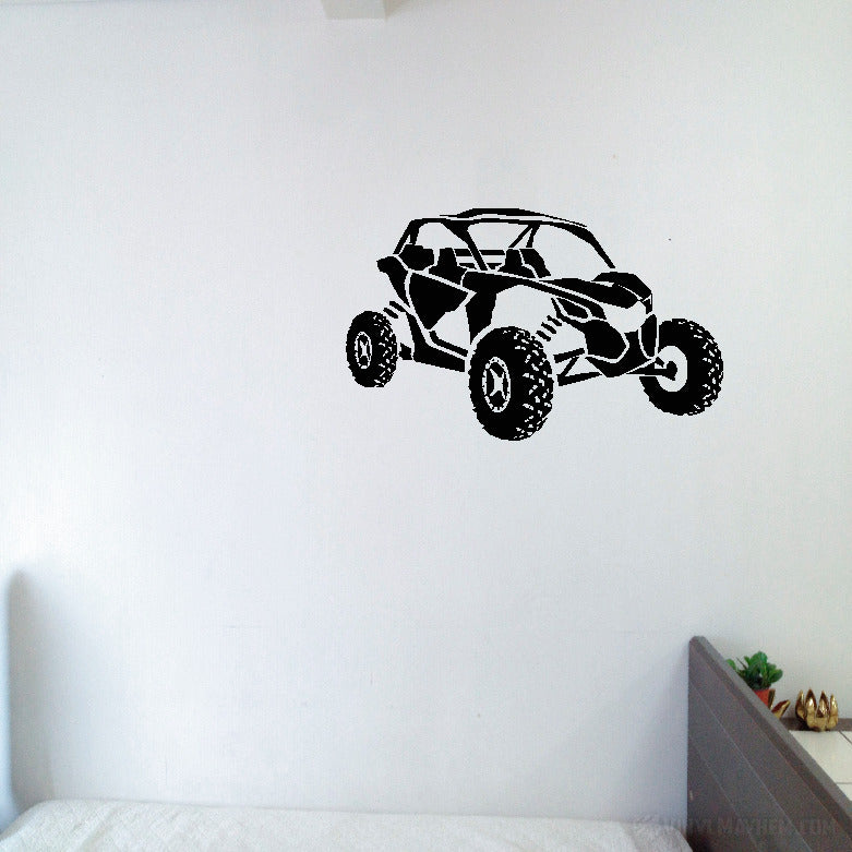 Cam Am side by side silhouette vinyl sticker