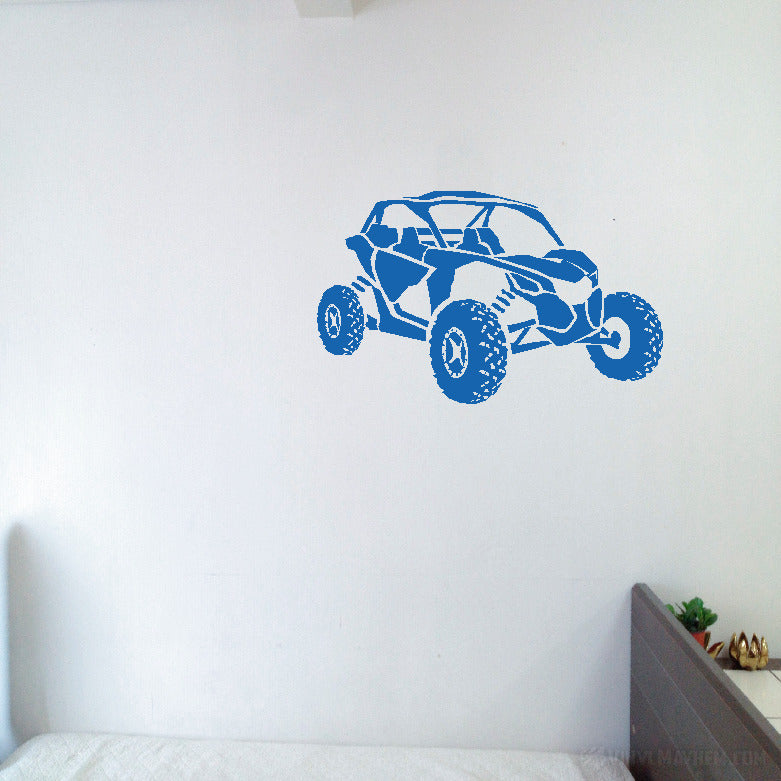 Cam Am side by side silhouette vinyl sticker