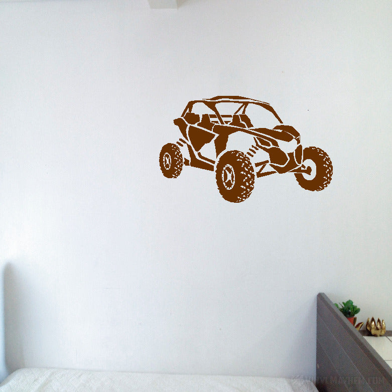 Cam Am side by side silhouette vinyl sticker