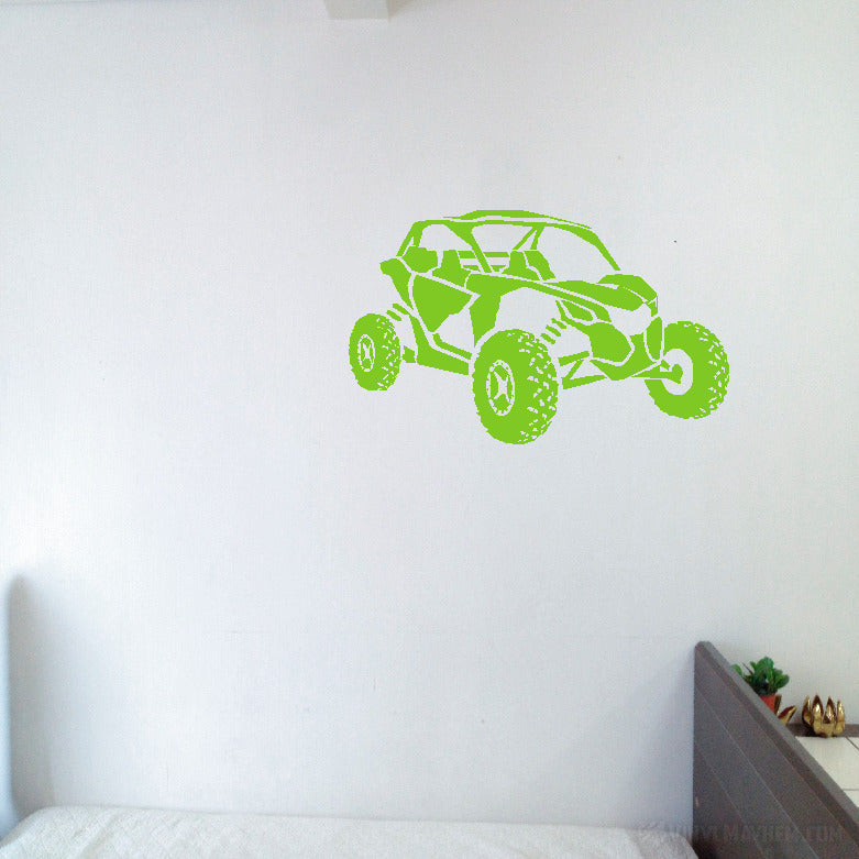 Cam Am side by side silhouette vinyl sticker