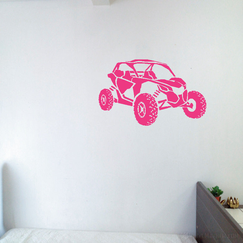 Cam Am side by side silhouette vinyl sticker