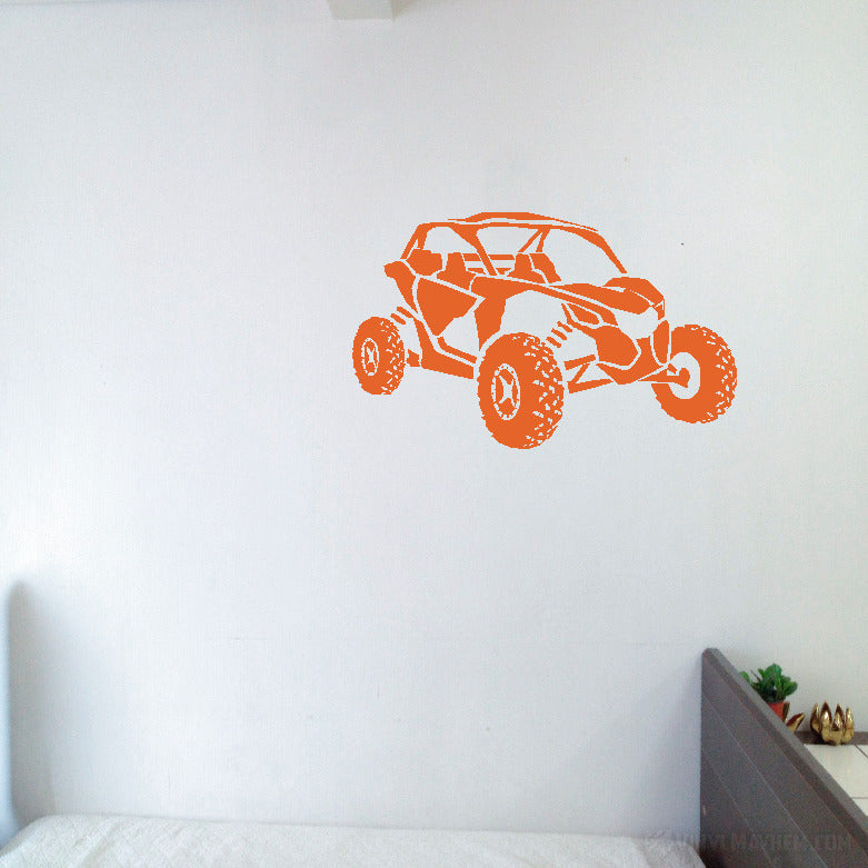 Cam Am side by side silhouette vinyl sticker