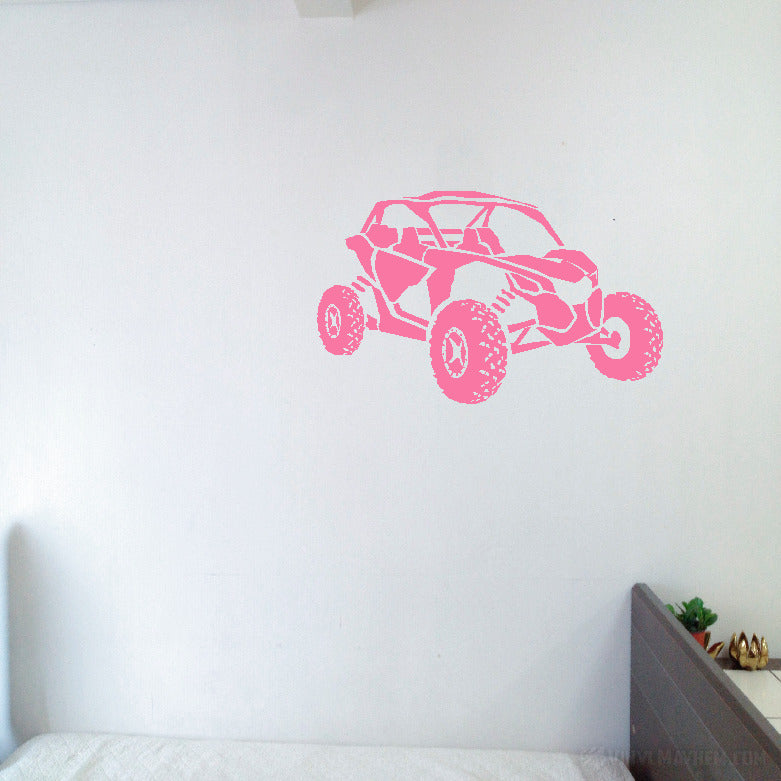 Cam Am side by side silhouette vinyl sticker