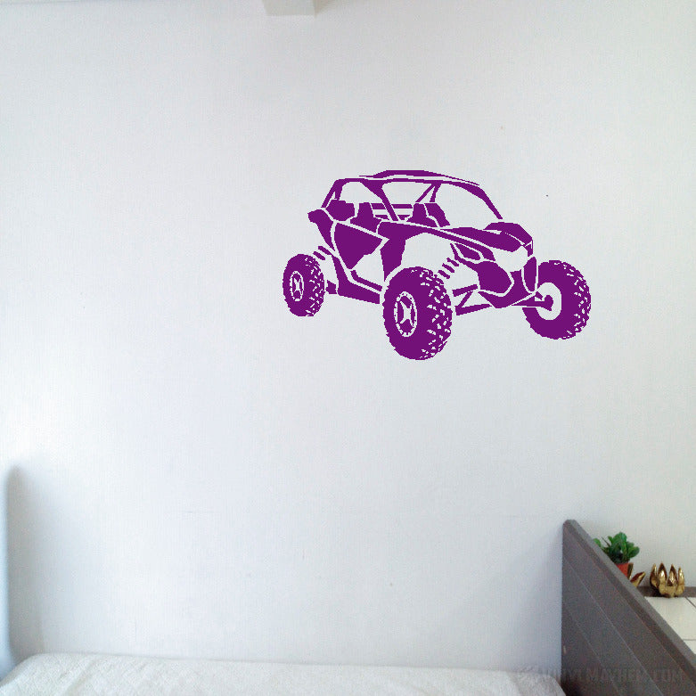 Cam Am side by side silhouette vinyl sticker