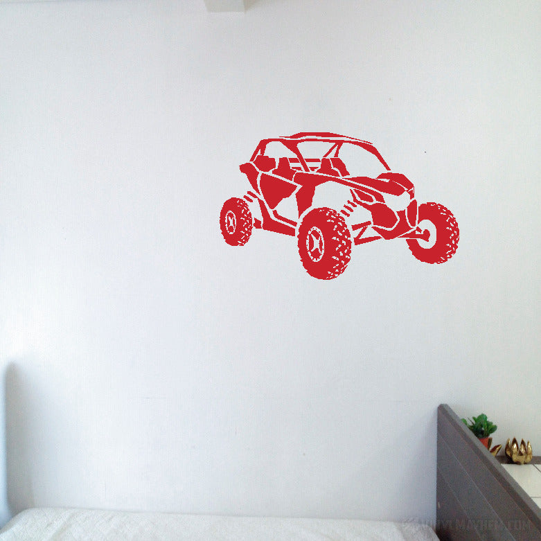 Cam Am side by side silhouette vinyl sticker