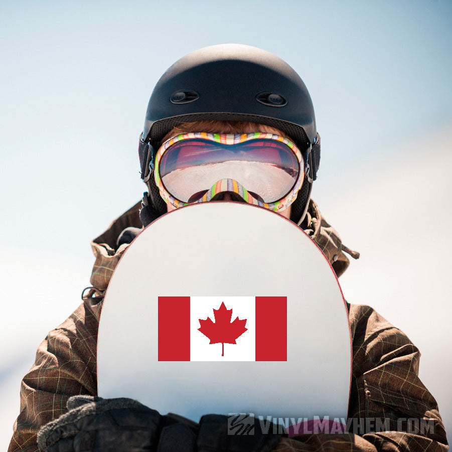 canadian flag motorcycle helmet Canada Canadian National Flag Sticker